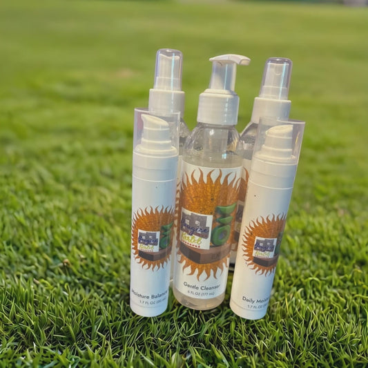 Gentle Cleanser,Hydrating Toner,SPF Moisturizer,Hydration Spray Four Pak Regimen